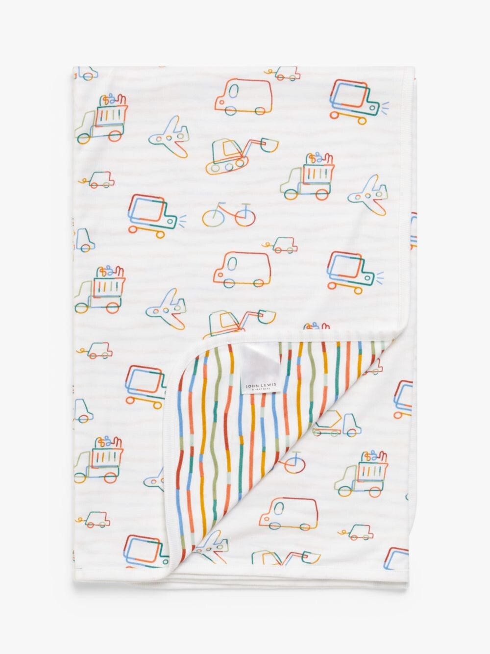 

Двустороннее трикотажное одеяло John Lewis, 80 x 80 см