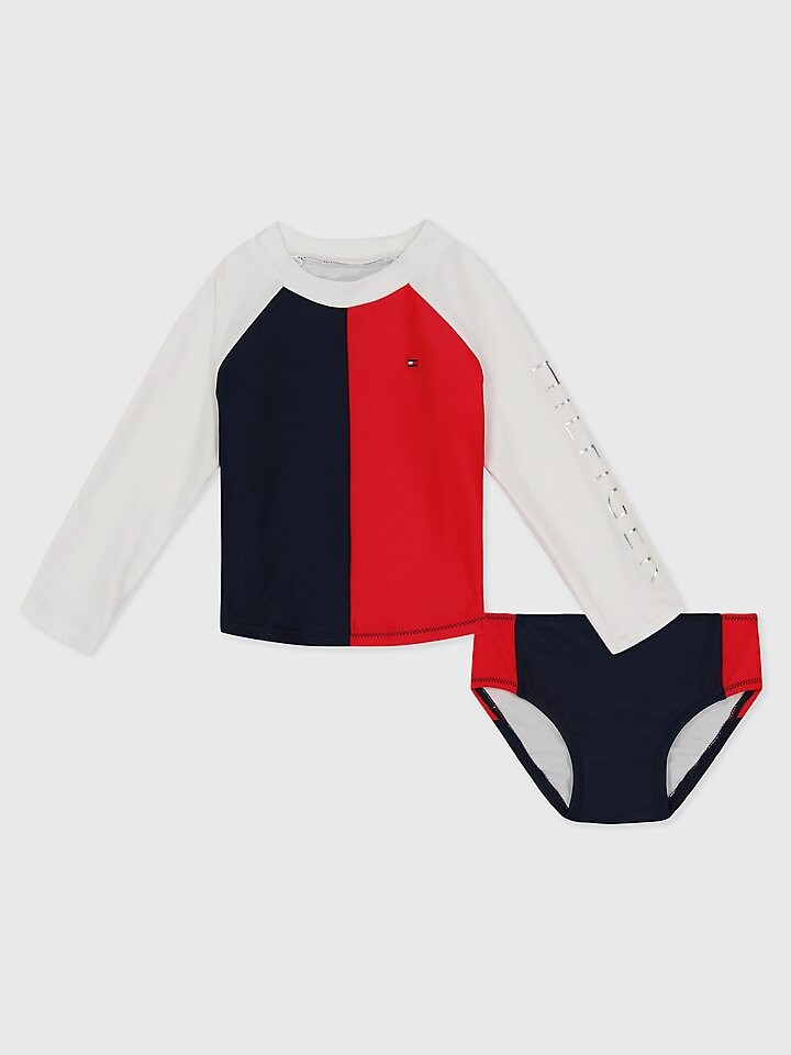 

Набор для плавания с рашгардом для больших детей, 2 шт. Tommy Hilfiger