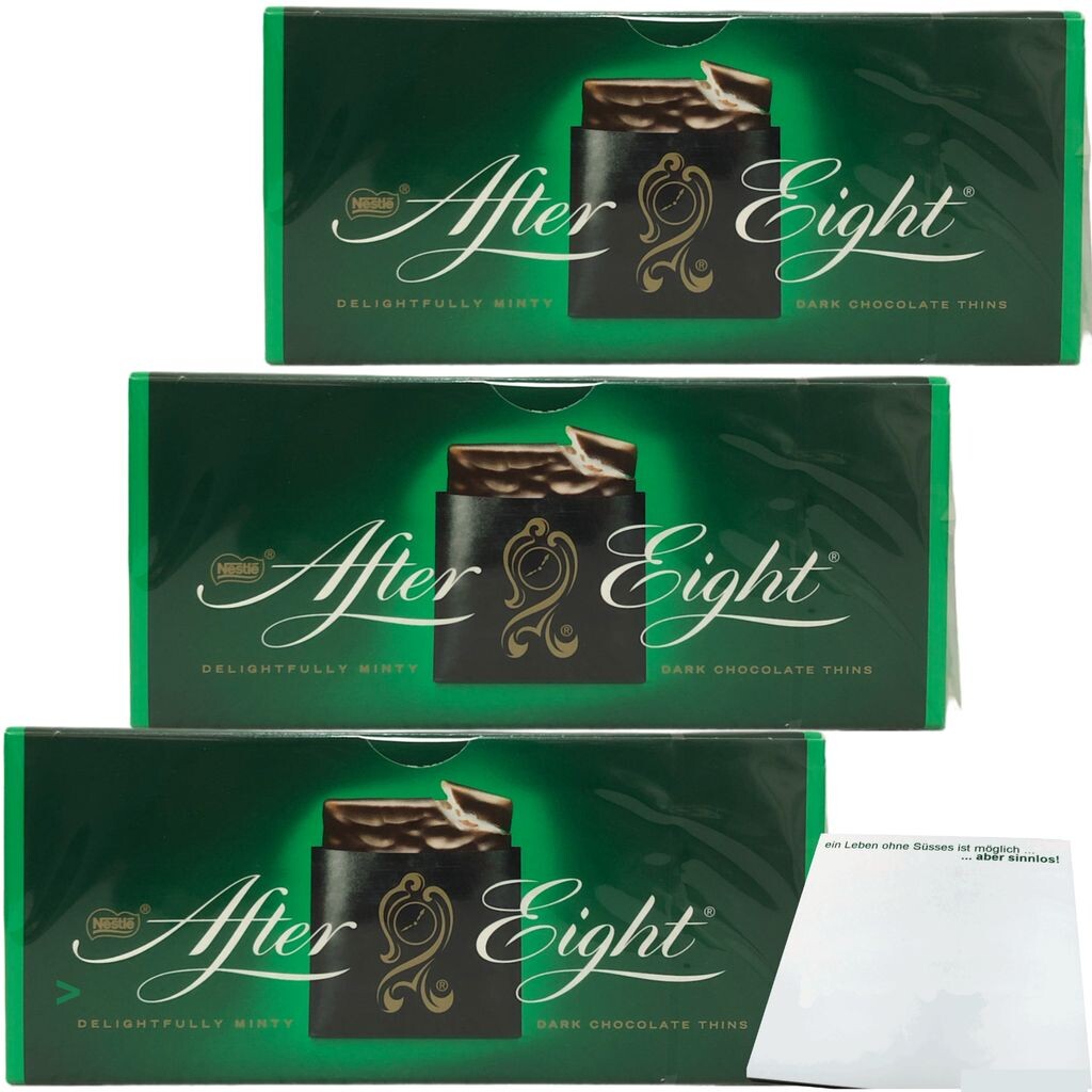

Таблетки Nestle After Eight Classic с мятой, упаковка 3 шт. (3x200 г) + блок уси USY