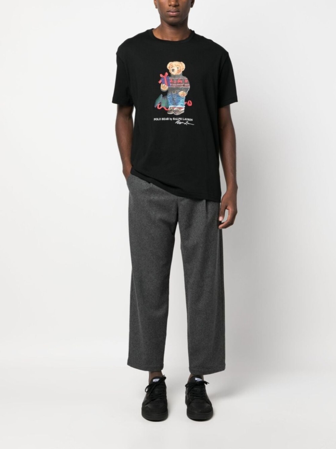 

A.P.C. прямые брюки из смесовой шерсти, серый