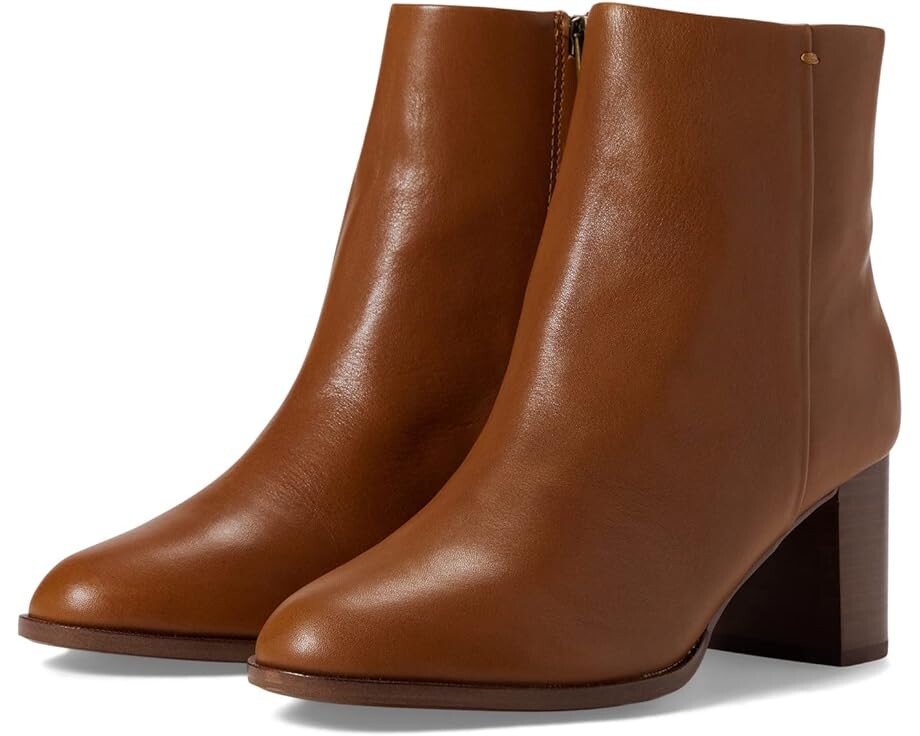 

Ботинки Madewell The Mira Side-Seam Ankle Boot in Leather, цвет English Saddle