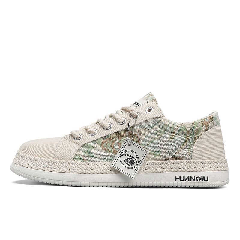 

Кроссовки HUANQIU Skateboarding Shoes Men Low-top, бежевый