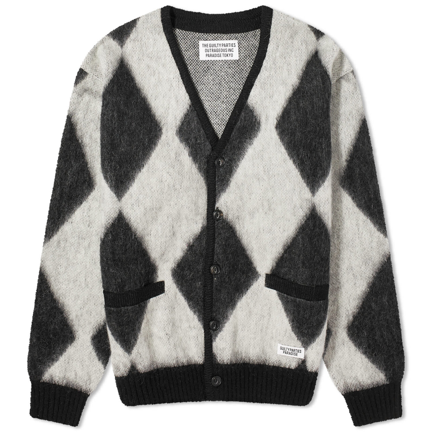

Кардиган Wacko Maria Diamond Mohair, белый