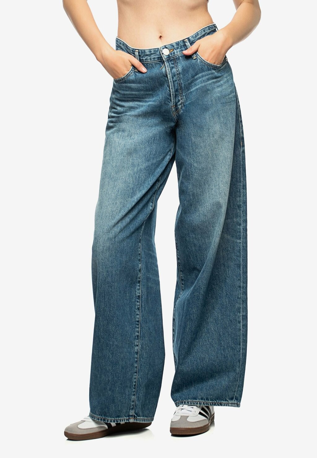 

Джинсы свободного покроя True Religion, синий