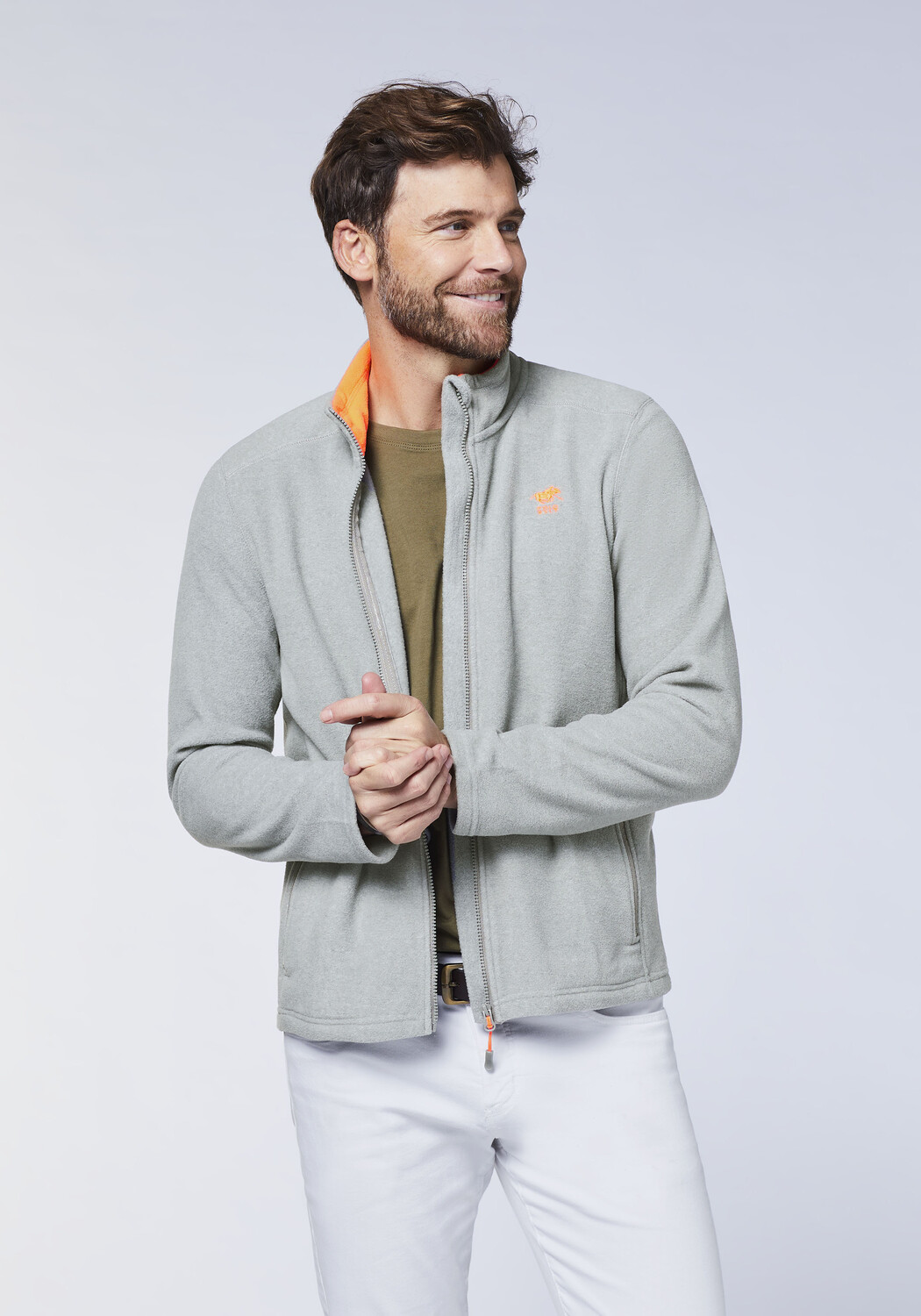 

Флисовая куртка Polo Sylt Fleece Jacke, серый