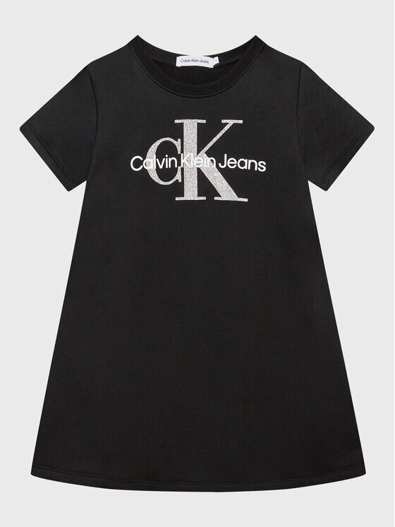 

Платье на каждый день, стандартного кроя Calvin Klein, черный