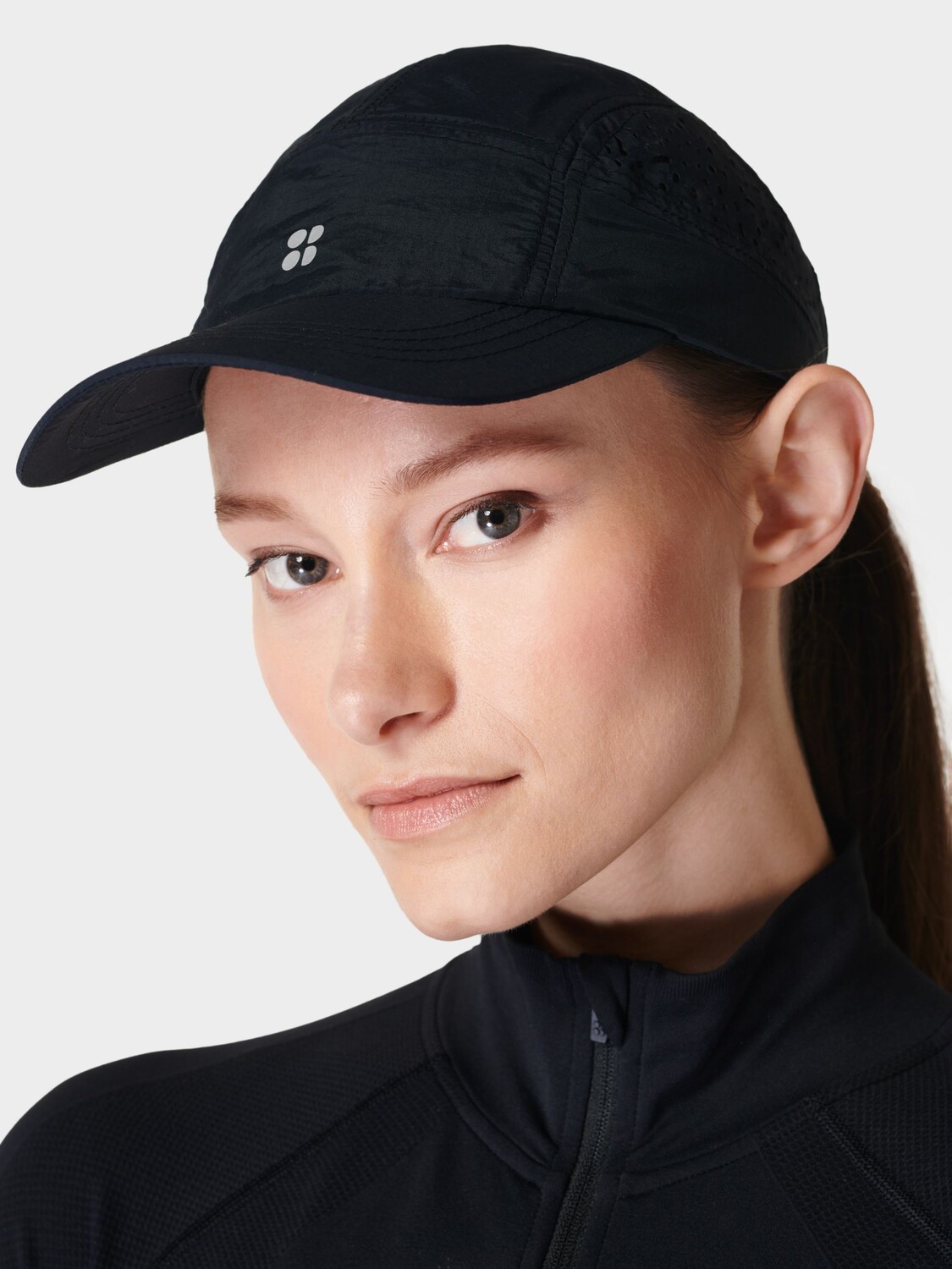 

Кепка для бега Sweaty Betty Swiftie, черная