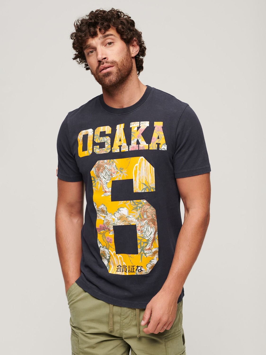 

Японская футболка с заполнением Osaka 6 Superdry, французский флот