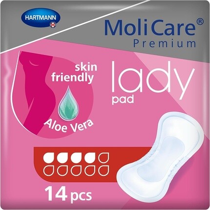 

Прокладки MoliCare Premium Lady Pad от недержания для женщин с слабостью мочевого пузыря, 4 капли