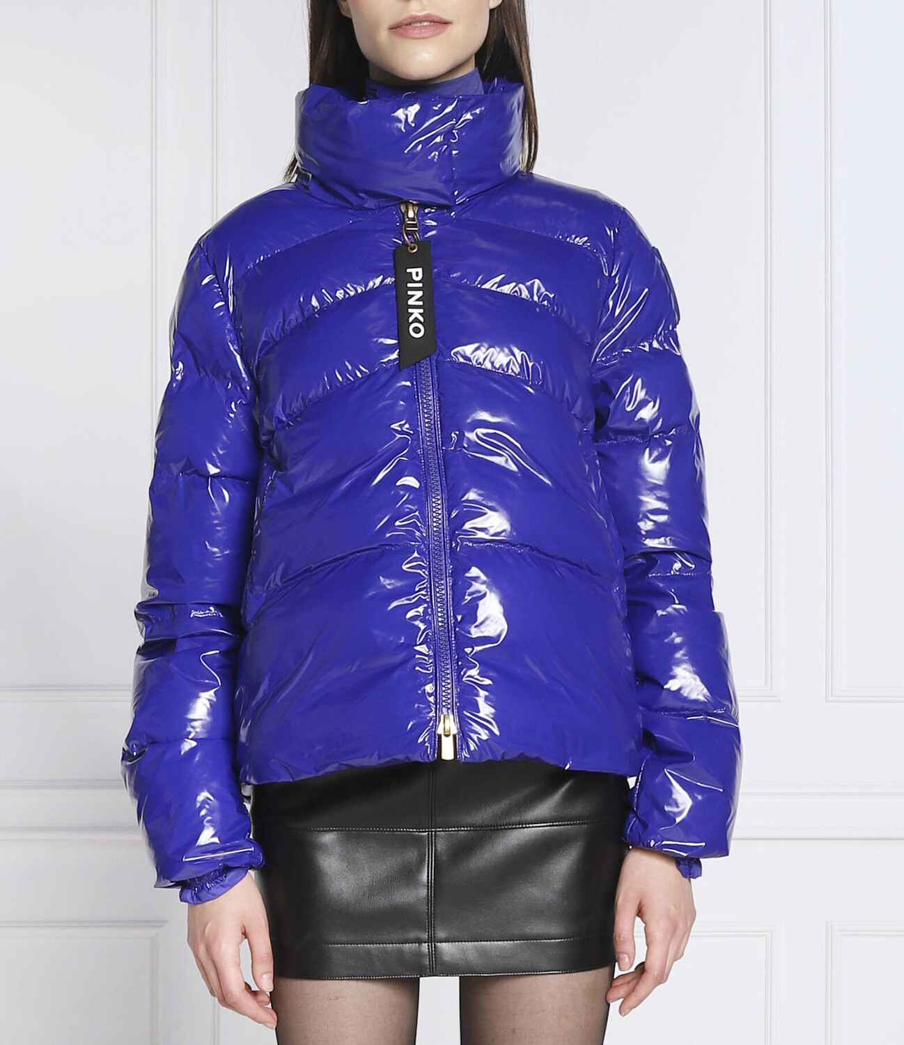 

Куртка Pinko mirco 3 loose fit, синий