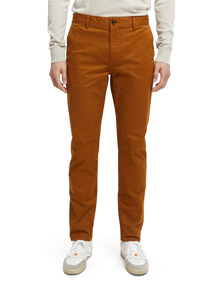 

Брюки чинос Scotch & Soda Chino, коричневый