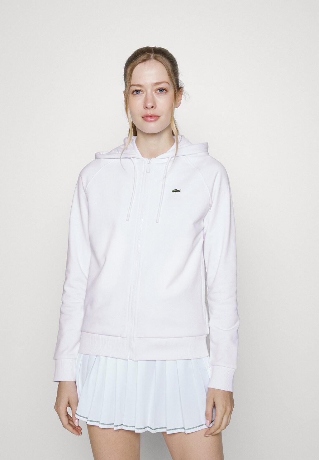 

Толстовка на молнии Lacoste, белый