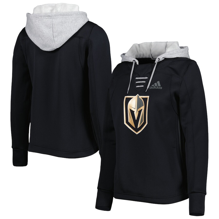 

Пуловер с капюшоном adidas Vegas Golden Knights, черный