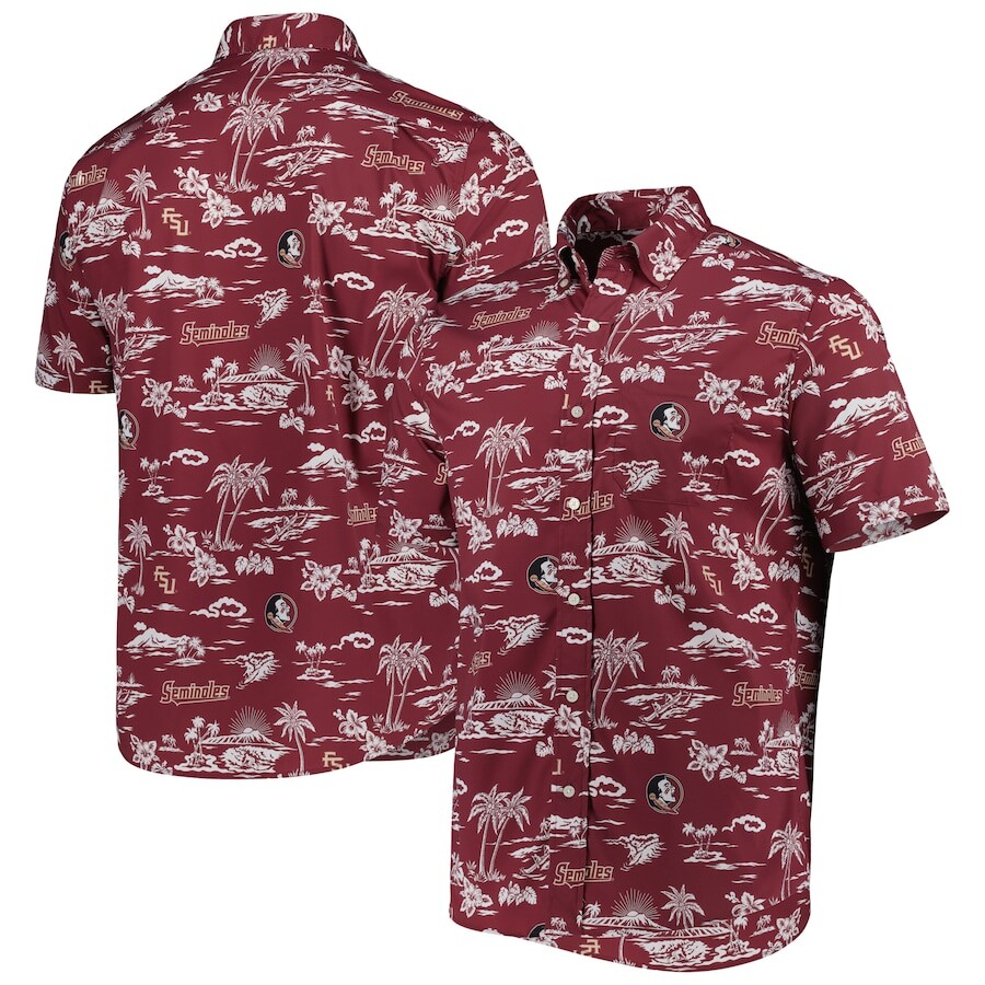 

Рубашка Reyn Spooner Florida State Seminoles, гранатовый