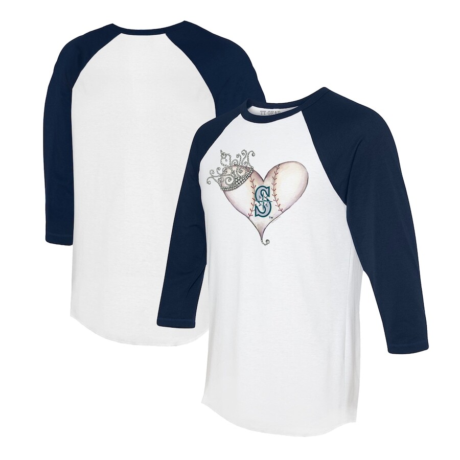 

Футболка с длинным рукавом Tiny Turnip Seattle Mariners, белый