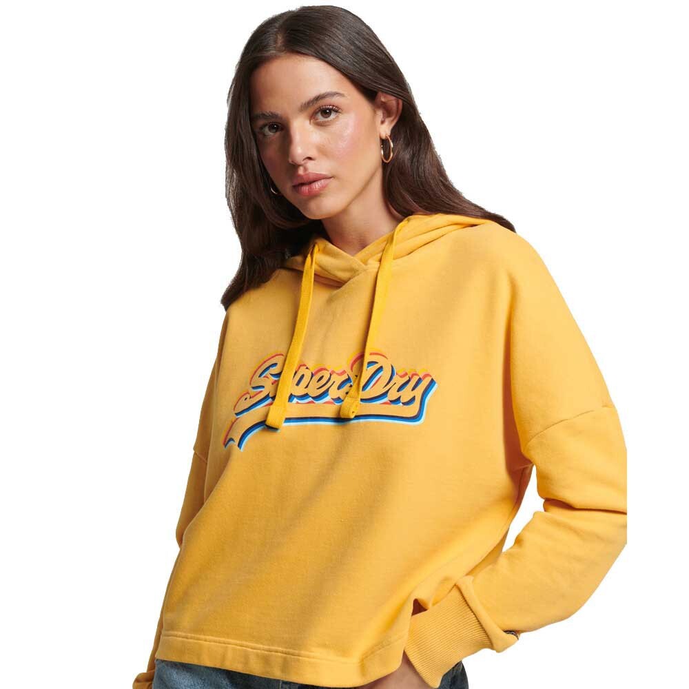 

Худи Superdry Vintage Logo Rainbow Ub, желтый