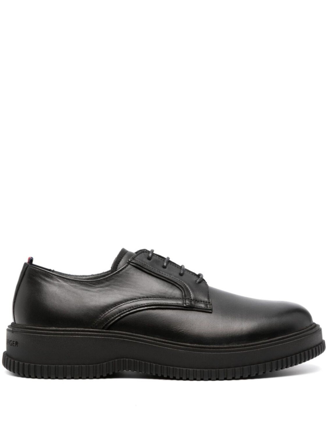 

Tommy Hilfiger Everyday round-toe leather brogues, черный