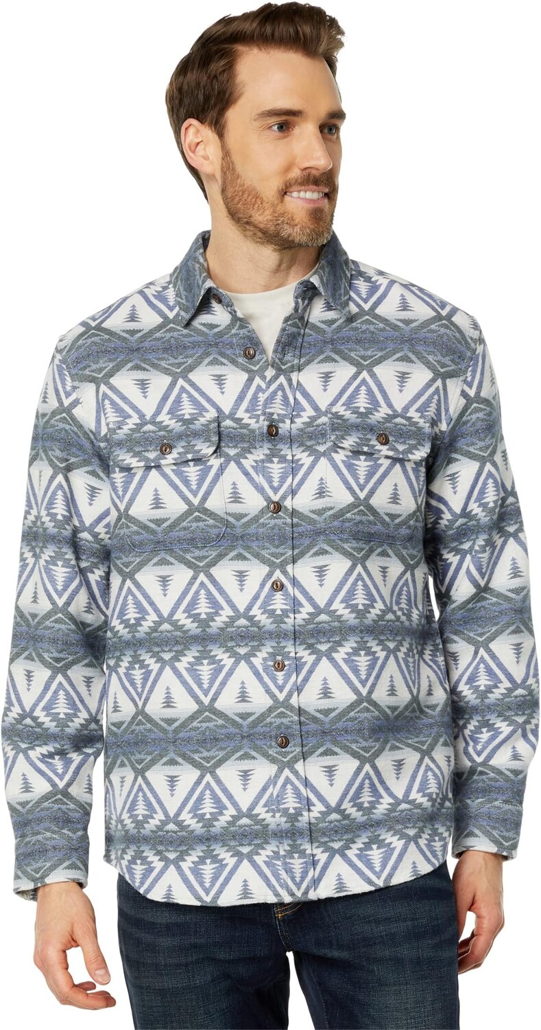 

Куртка Beach Shack Shirt Pendleton, цвет Cedar Bluff/Green/Blue 1
