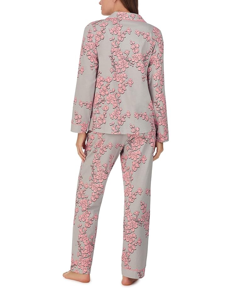 

Пижамный комплект Bedhead PJs Organic Cotton Knit Long Sleeve Classic PJ Set, цвет Shadow Blossom