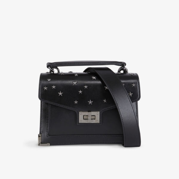 

Маленькая кожаная сумка через плечо Emily со звездами The Kooples, черный
