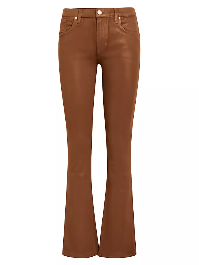 

Детские брюки с высокой посадкой Barbara Hudson Jeans, цвет coated caramel cafe