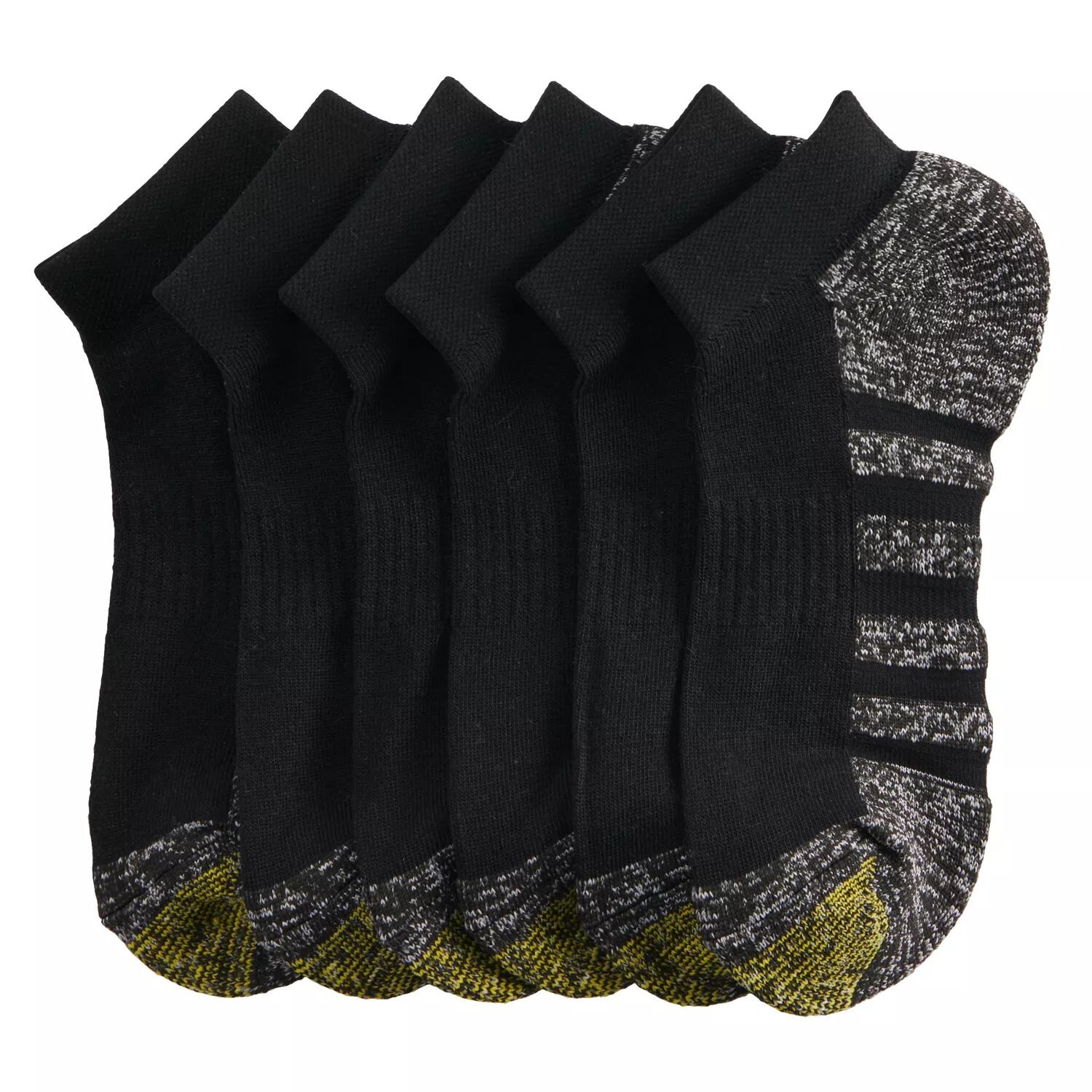 

Женские носки GOLDTOE Eco Cool с низким вырезом, 6 шт. GOLDTOE, черный