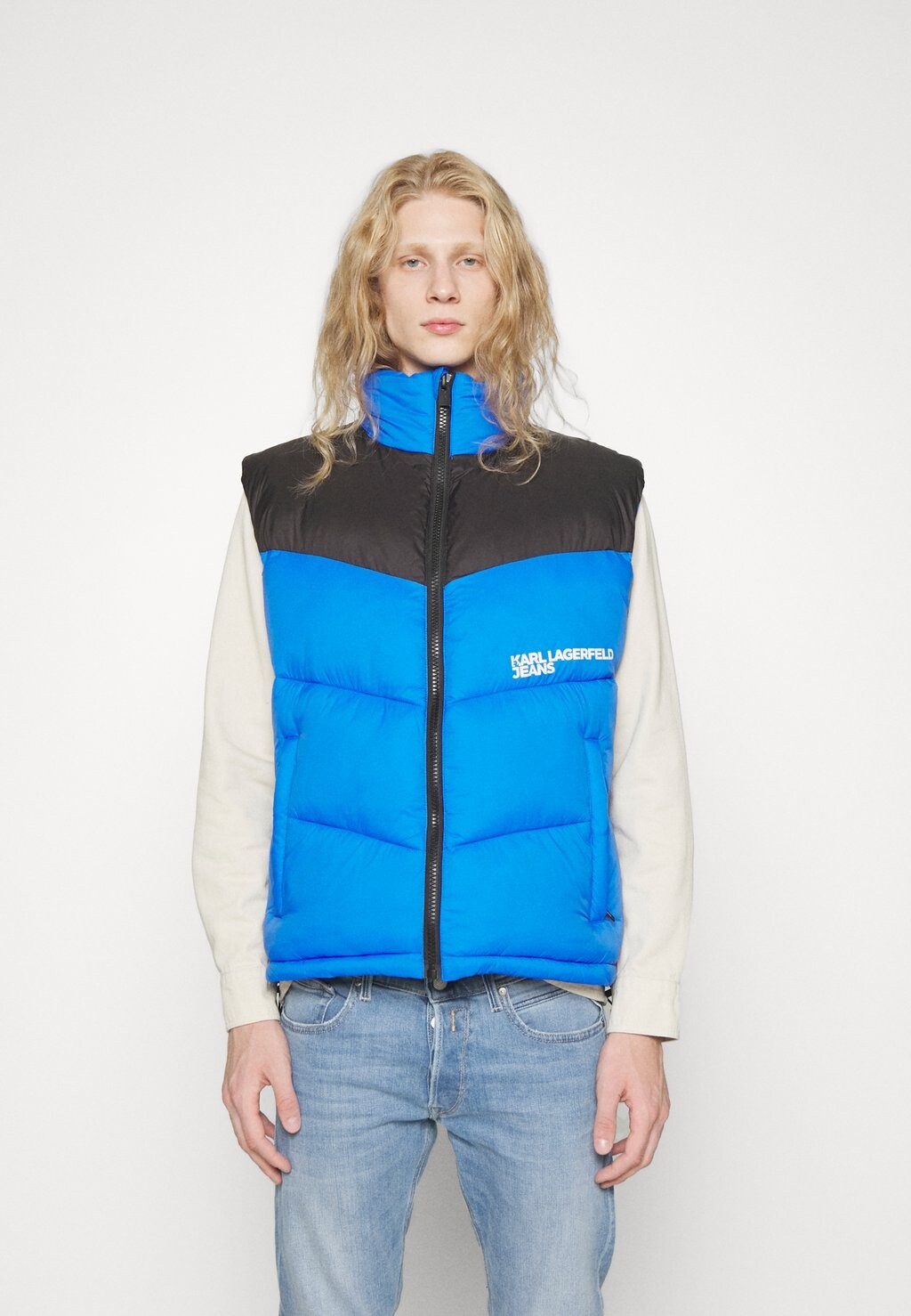 

Жилет Karl Lagerfeld Jeans ЖИЛЕТ ПУФФ, цвет blue/black