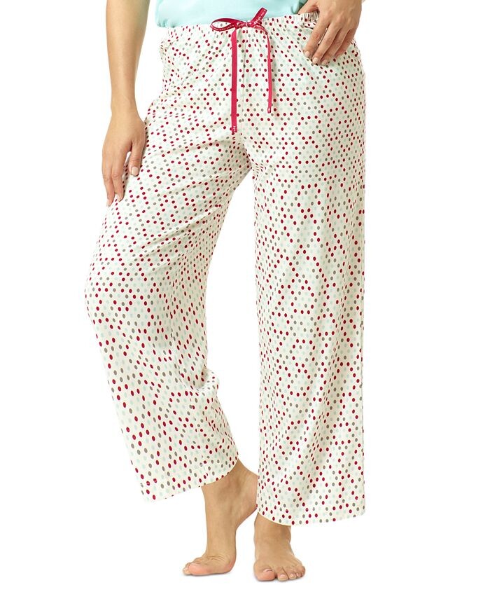 

Женские классические пижамные брюки с завязками Be My Dot Hue, тан/бежевый