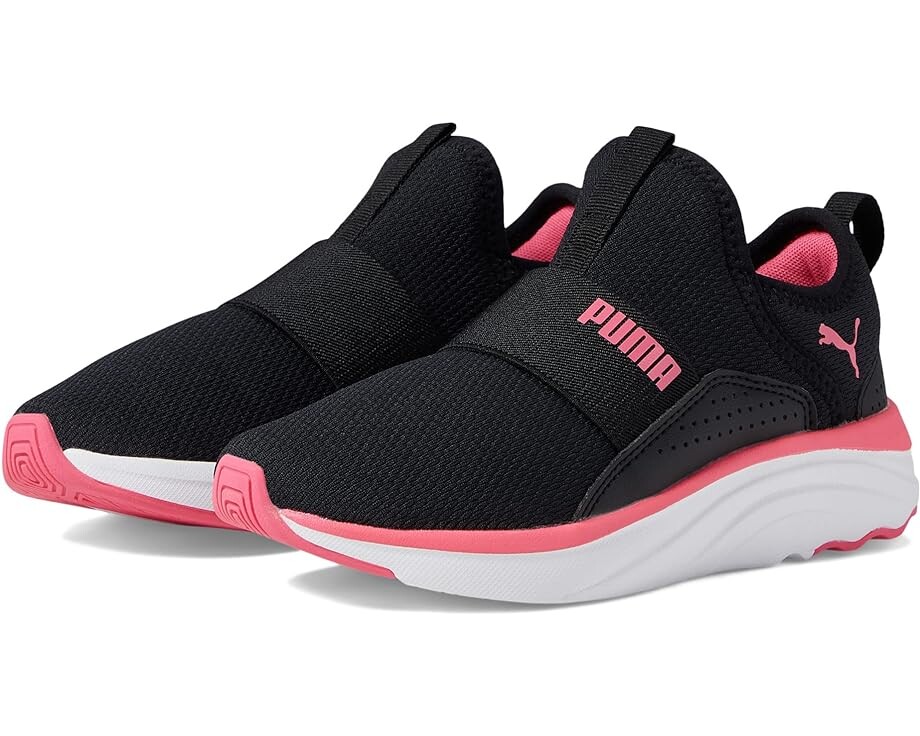 

Кроссовки PUMA Softride Sophia Slip-On, цвет Puma Black/Sunset Pink/Puma White