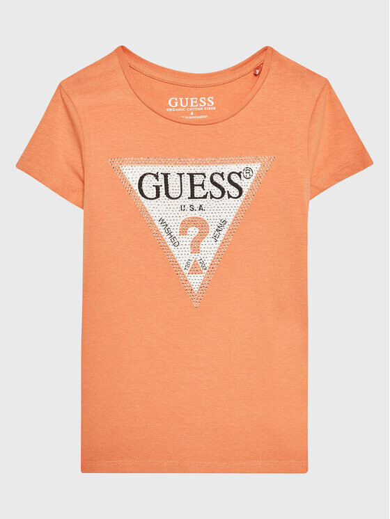 

Футболка стандартного кроя Guess, оранжевый