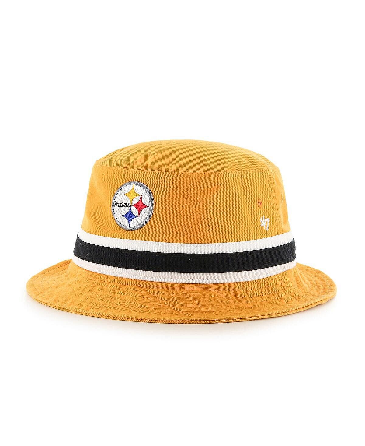 

Мужская золотистая панама в полоску Pittsburgh Steelers '47 Brand