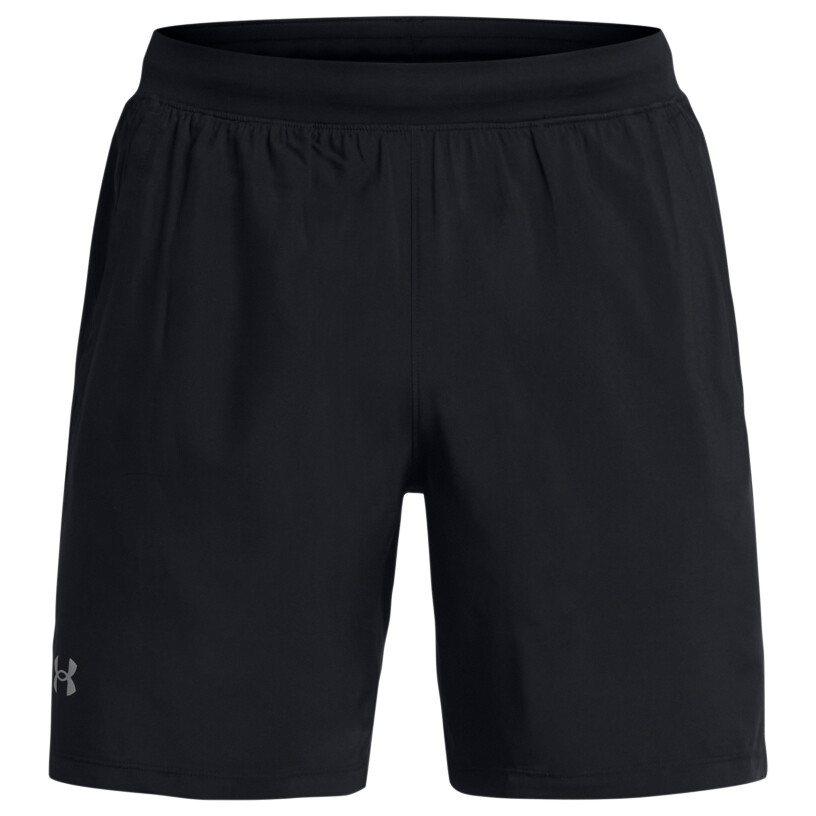 Шорты для бега Under Armour Launch 7'' Short, черный шорты under armour launch stretch woven 7 shorts цвет black pink shock reflective