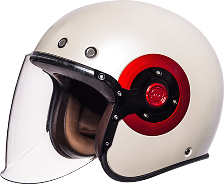 Эльдорадо Реактивный Шлем SMK, белый/красный