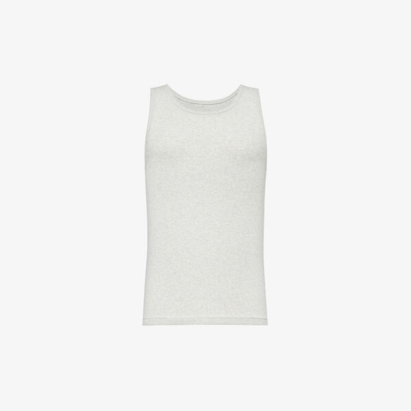 

Майка everywear comfort из эластичного хлопка в рубчик Gymshark, серый