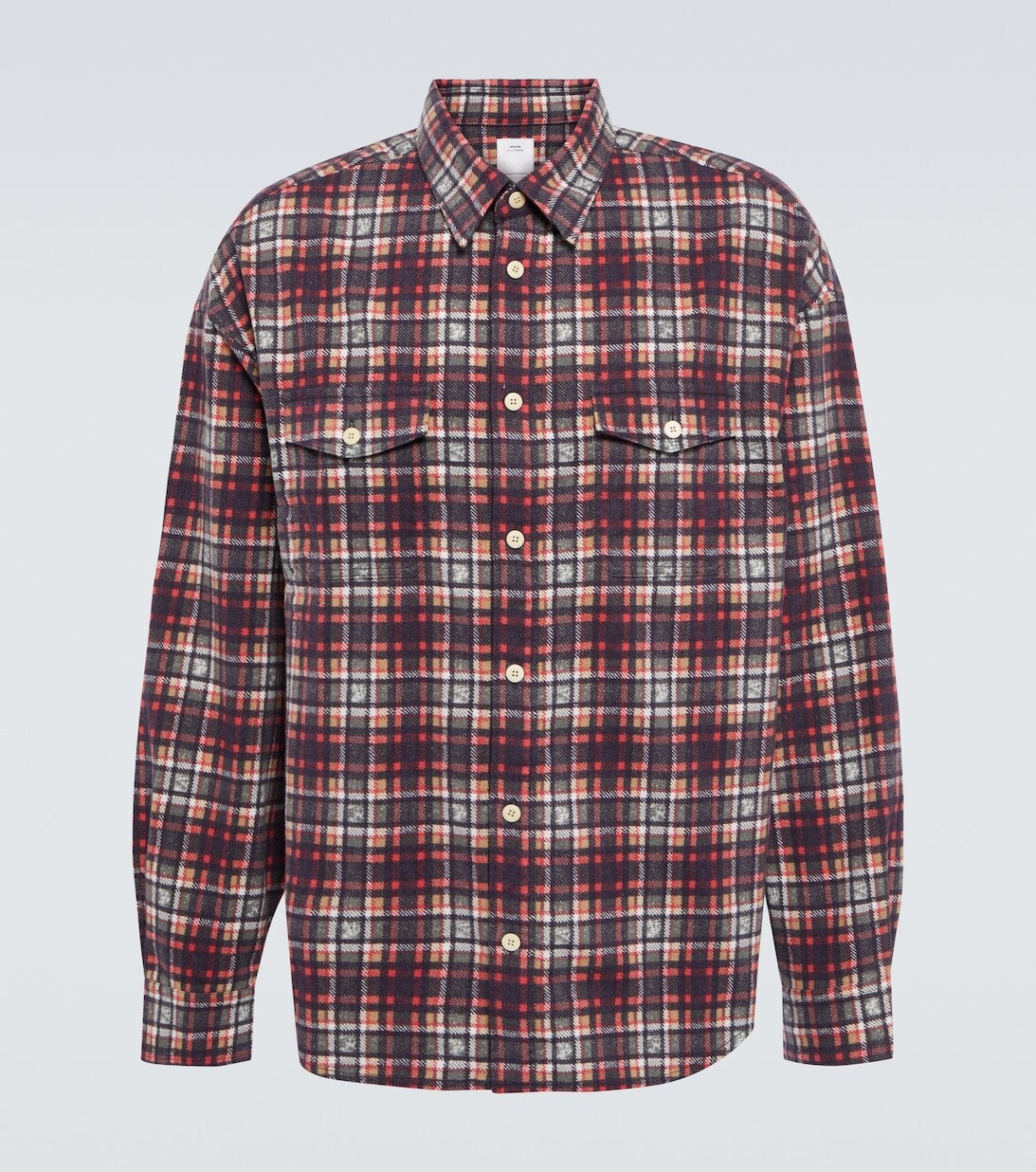 

Хлопковая рубашка в клетку Visvim, разноцветный