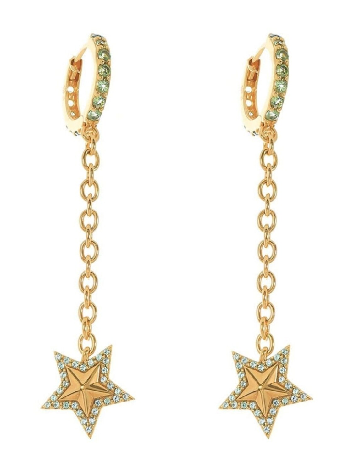 

Серьги-подвески Star из желтого золота BUDDHA MAMA, золотой