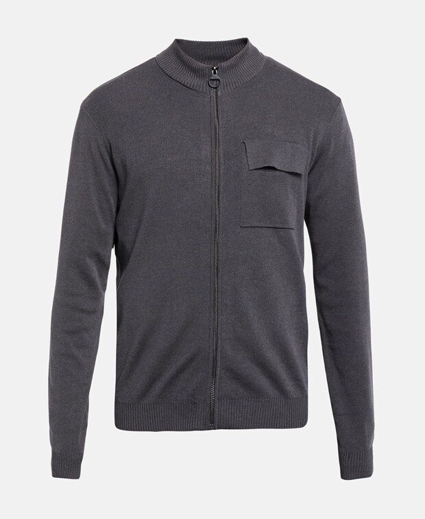 

Куртка Reißverschluss Tom Tailor, цвет Medium Grey