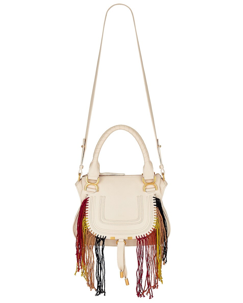 

Сумка кросс-боди Chloe Small Marcie Satchel, нюд