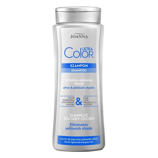 Шампунь для светлых, осветленных и седых волос, 400 мл Joanna, Ultra Color System joanna joanna оттеночный шампунь для волос ultra color system
