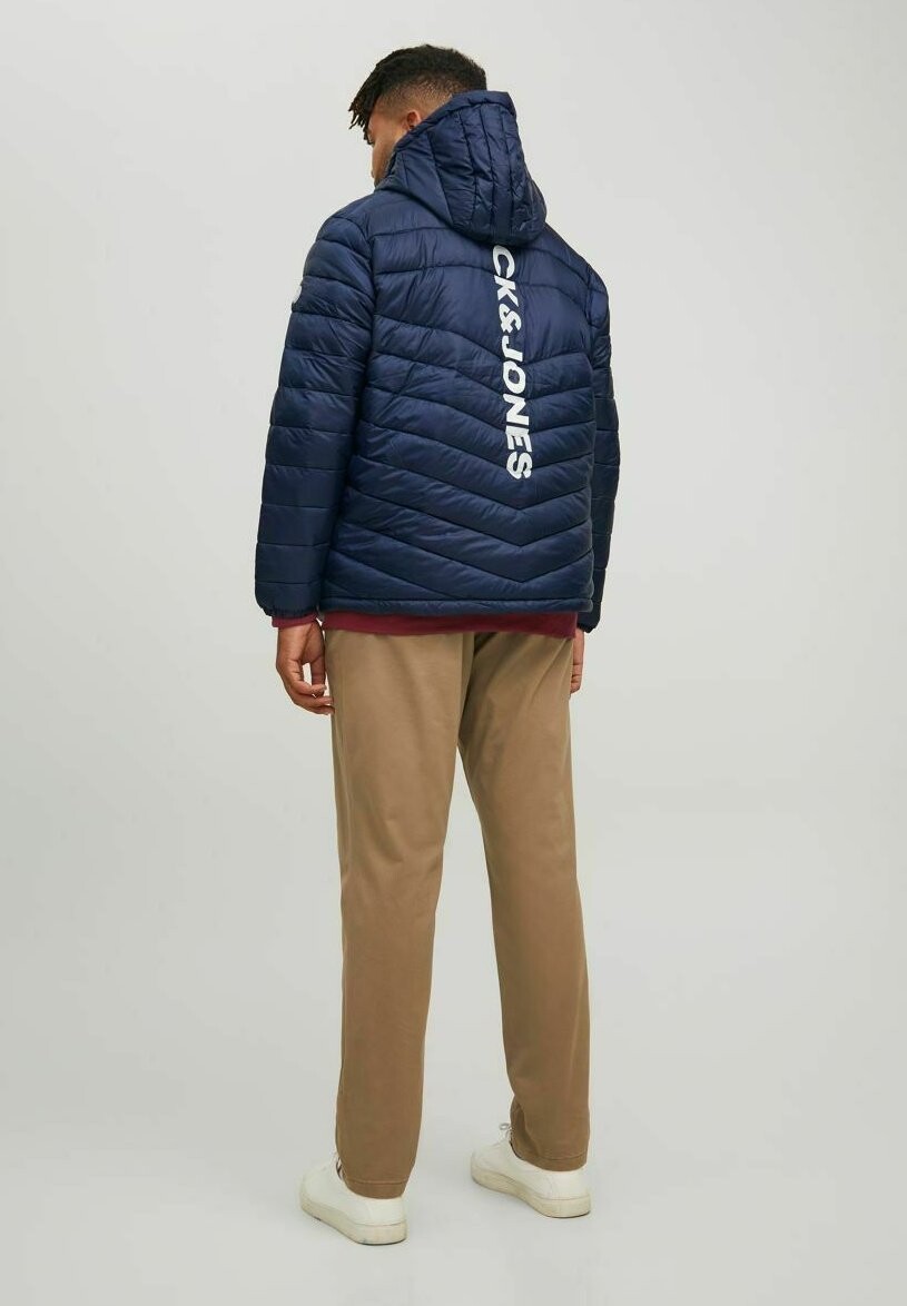 

Зимняя куртка Jack & Jones JJEHERO PUFFER HOOD, цвет navy blazer