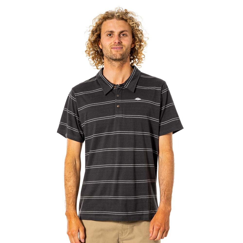 

Поло с коротким рукавом Rip Curl Plain Stripe, серый