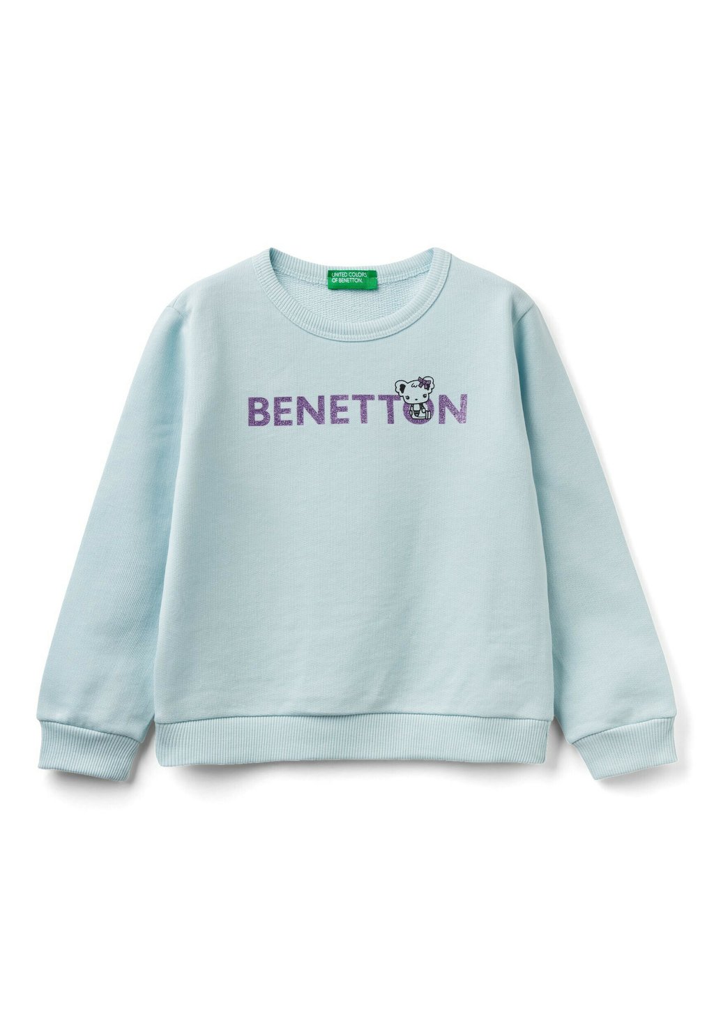 Толстовка With Logo United Colors of Benetton, синий толстовка with logo united colors of benetton цвет molted grey
