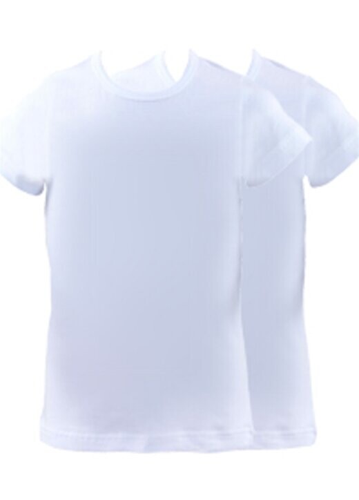 

Простая футболка White Boy's с круглым вырезом и короткими рукавами 42-9397-2 Pack TS Blackspade, белый