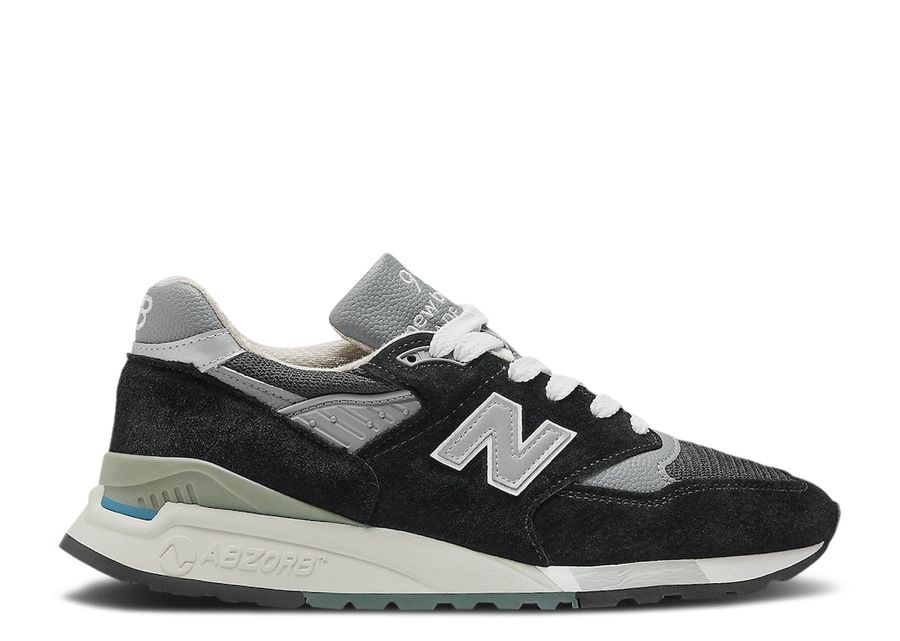 

Кроссовки New Balance New Balance 998 Made In USA, цвет Black Silver