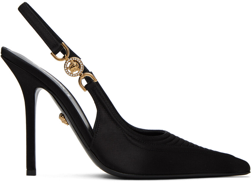 

Черные корсетные туфли Medusa 95 Versace