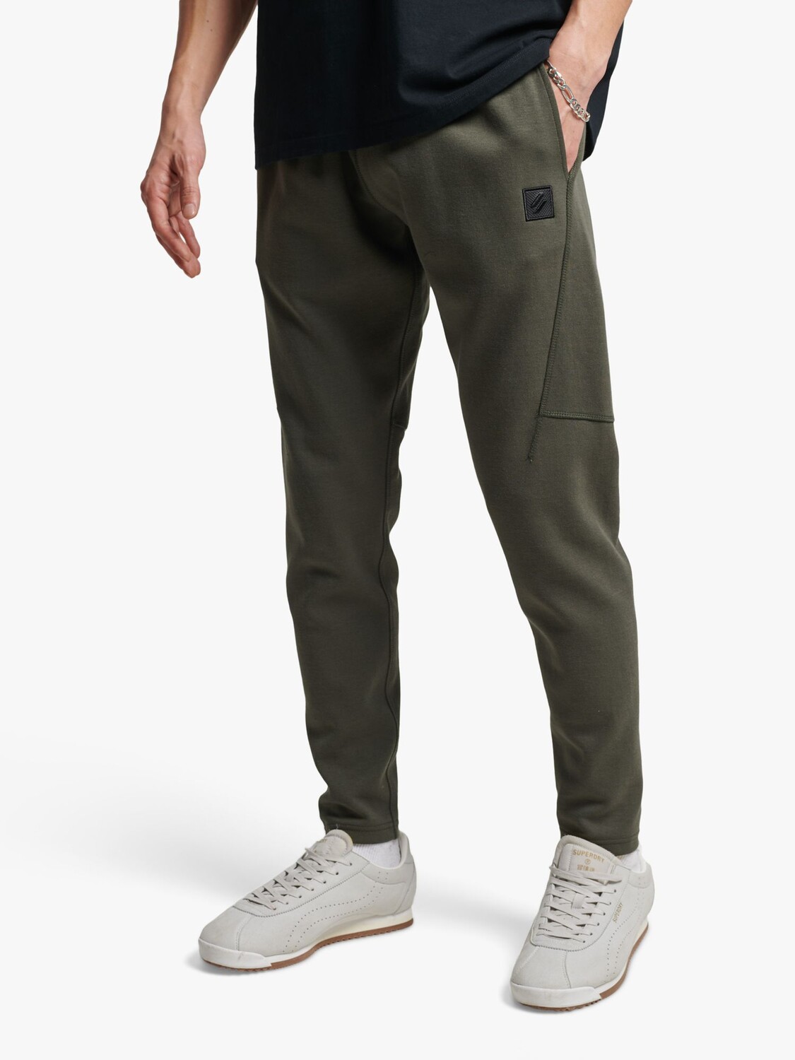

Джоггеры Superdry Tech, цвет темный мох