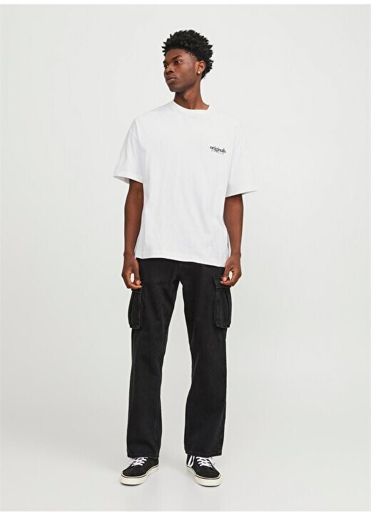 

Белая мужская футболка с круглым вырезом JORBARI BACK TEE SS CREW NECK Jack & Jones, белый