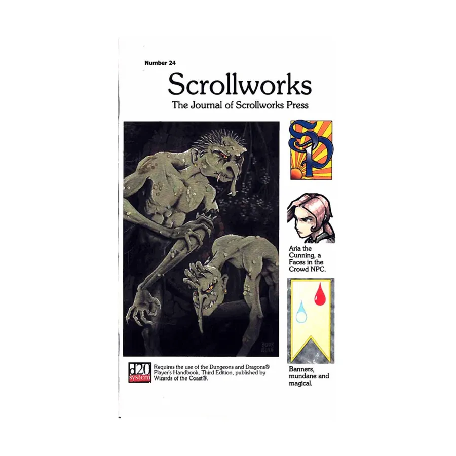 

Журнал #24 "Banners, Mundane & Magical", Scrollworks Magazine