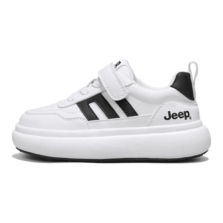 

Детские кроссовки для скейтбординга Kids Low-top Белые/черные Jeep, белый/черный