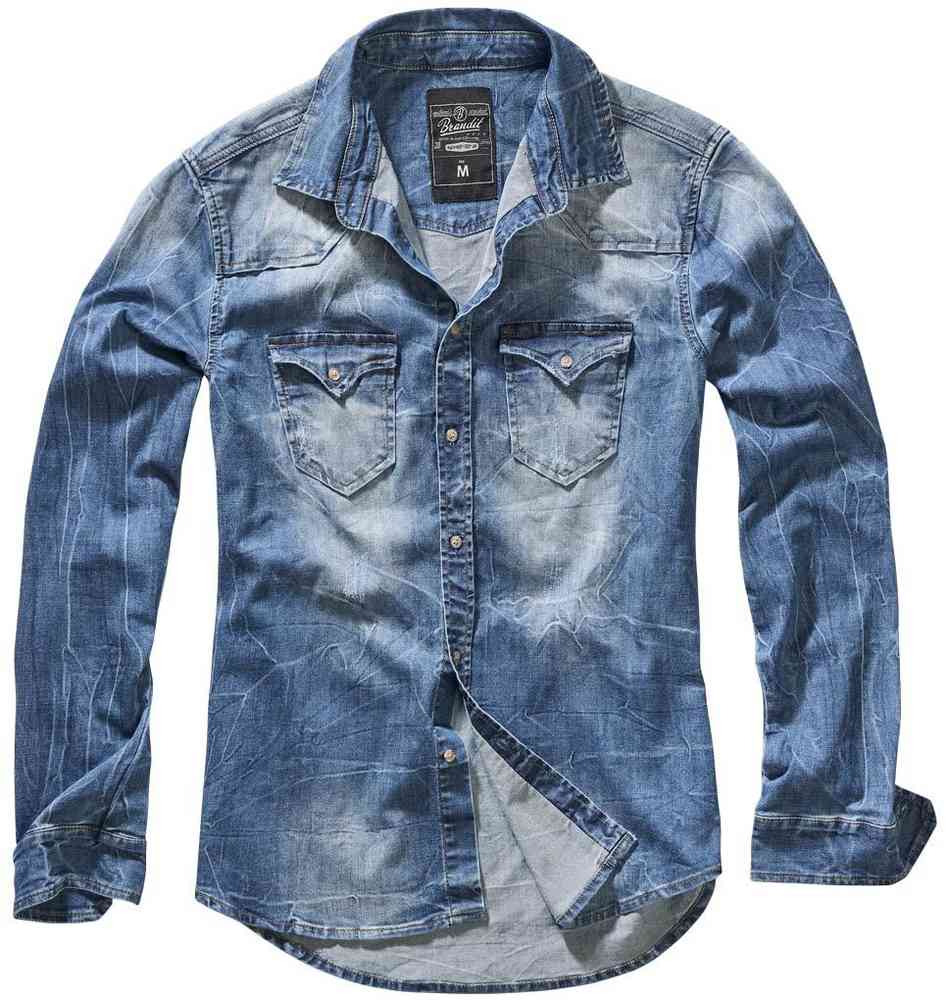 Джинсовая рубашка Райли Brandit, светло-синий цена и фото